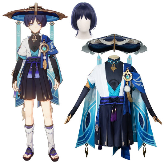 Genshin Impact: Scaramouche Wanderer Cosplay Costume