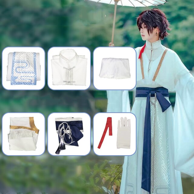 Bungo Stray Dogs: Osamu Dazai White Cosplay Costume