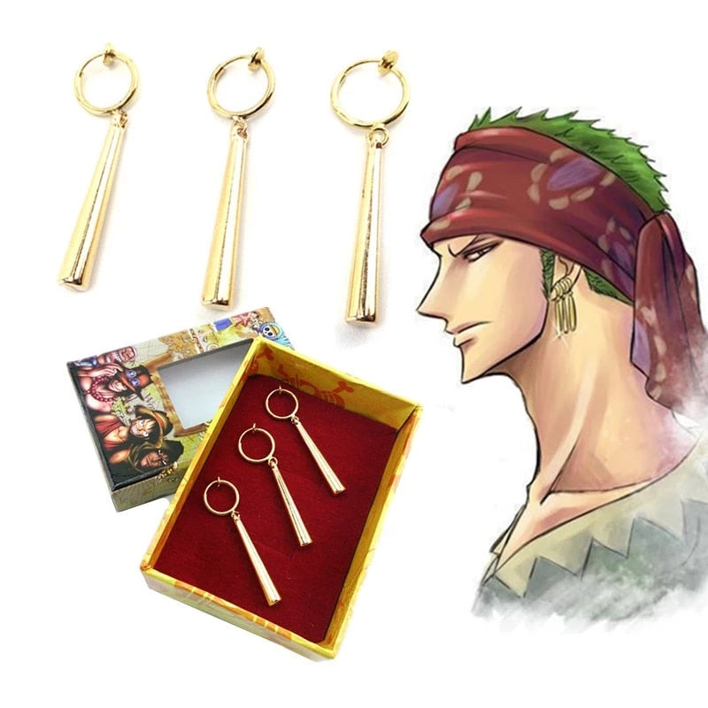 One Piece: Roronoa Zoro Cosplay Earrings