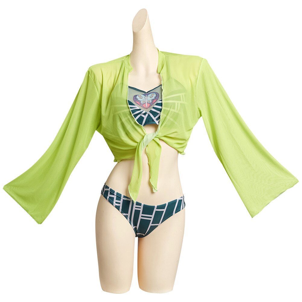 JoJo's Bizarre Adventure: Jolyne Cujoh Bikini Cosplay Costume