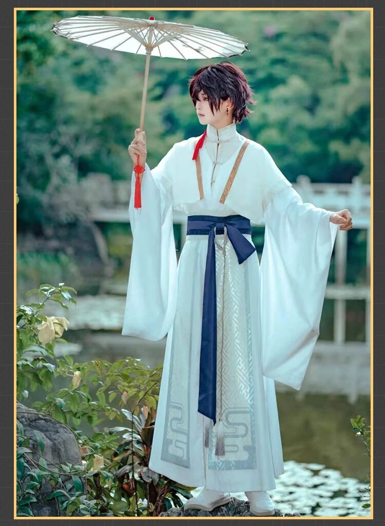 Bungo Stray Dogs: Osamu Dazai White Cosplay Costume