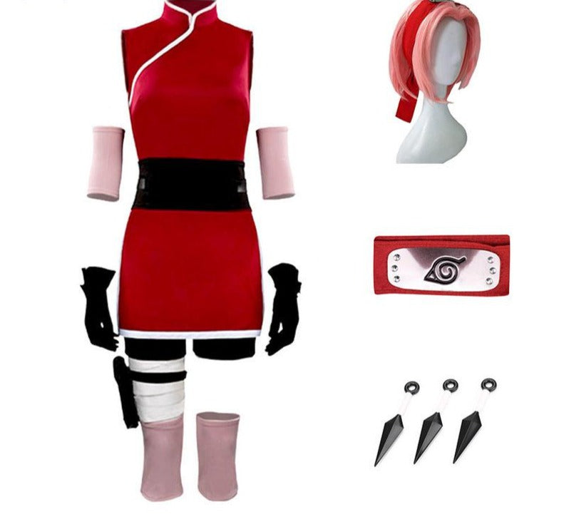 Naruto: Sakura Cosplay Costume