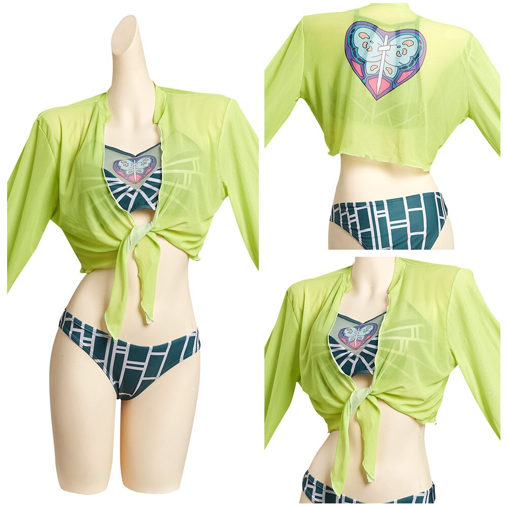JoJo's Bizarre Adventure: Jolyne Cujoh Bikini Cosplay Costume