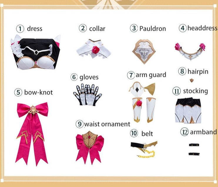 Genshin Impact: Noelle Maid Cosplay Costume