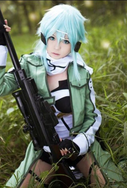 Sword Art Online: Asada "Sinon" Shino Cosplay Costume