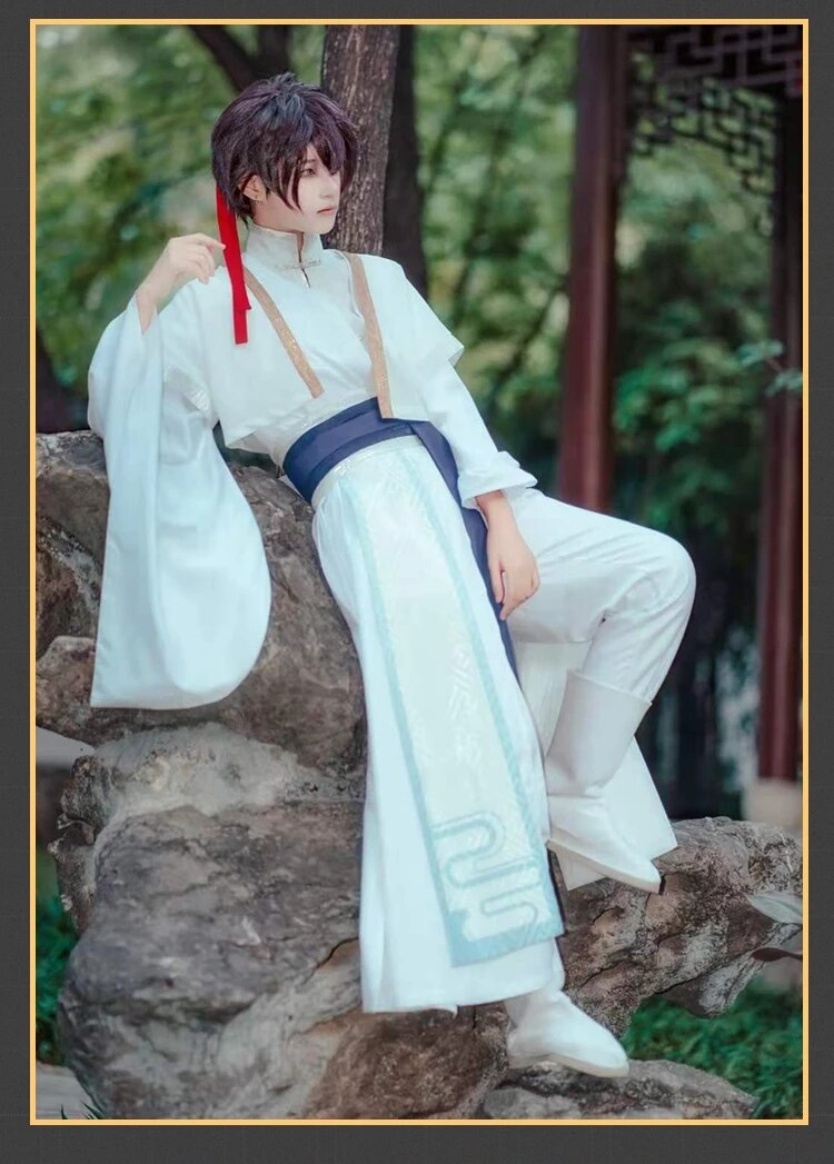 Bungo Stray Dogs: Osamu Dazai White Cosplay Costume