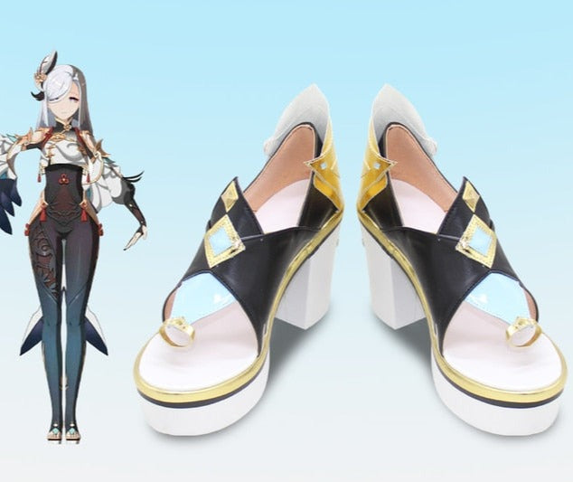 Genshin Impact: Shenhe Swimsuit Cosplay Shoes