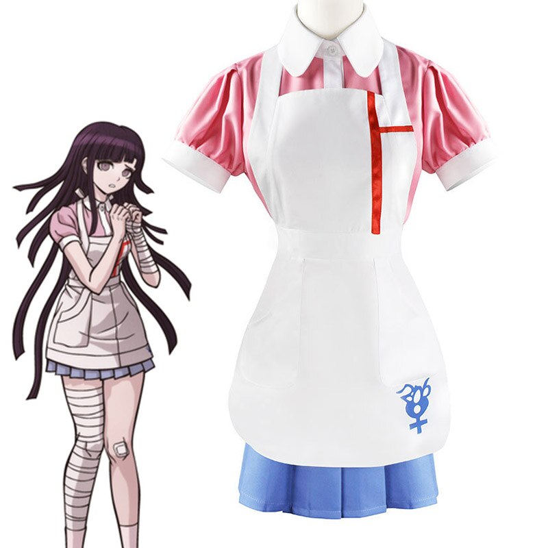 Danganronpa: Mikan Tsumiki Maid Cosplay Wig