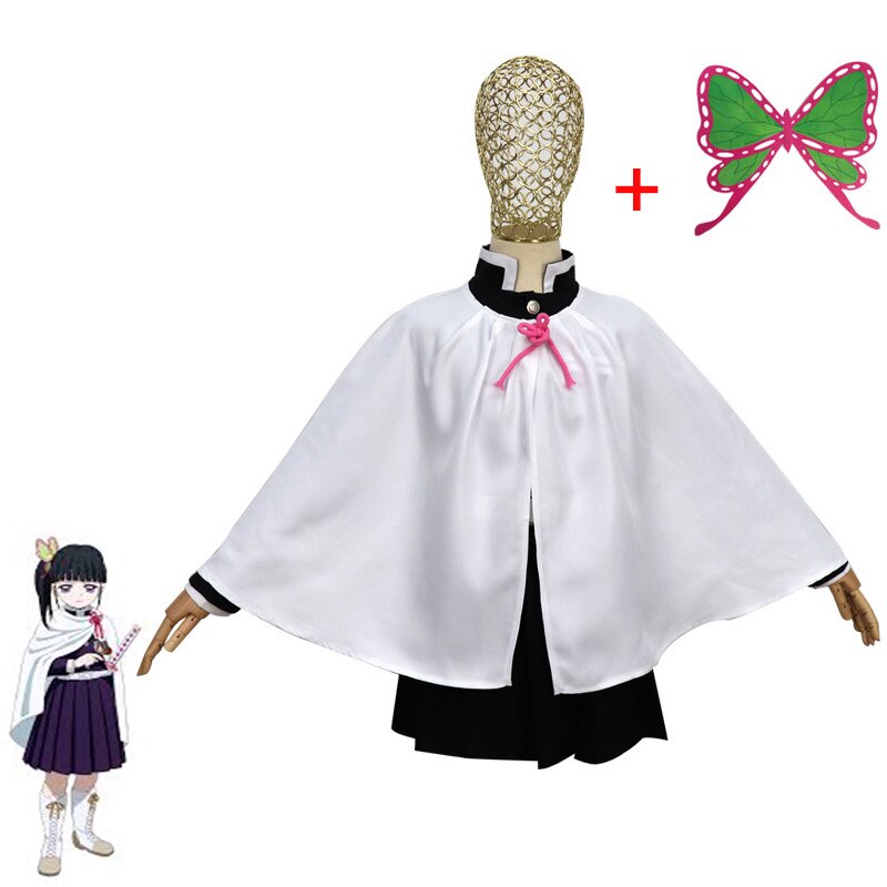 Demon Slayer: Kanao Tsuyuri Child Cosplay Costumes