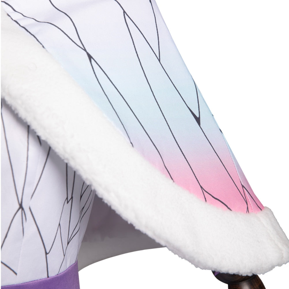 Demon Slayer: Shinobu Kocho White Dress Cosplay Costume