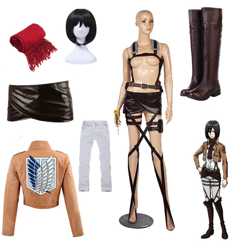 Attack on Titan: Mikasa Ackerman Cosplay Costume
