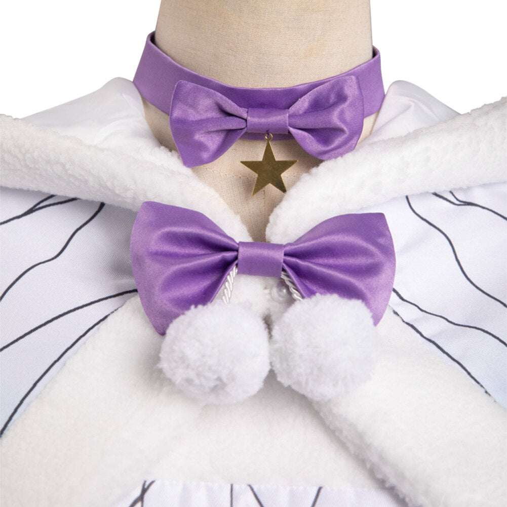 Demon Slayer: Shinobu Kocho White Dress Cosplay Costume