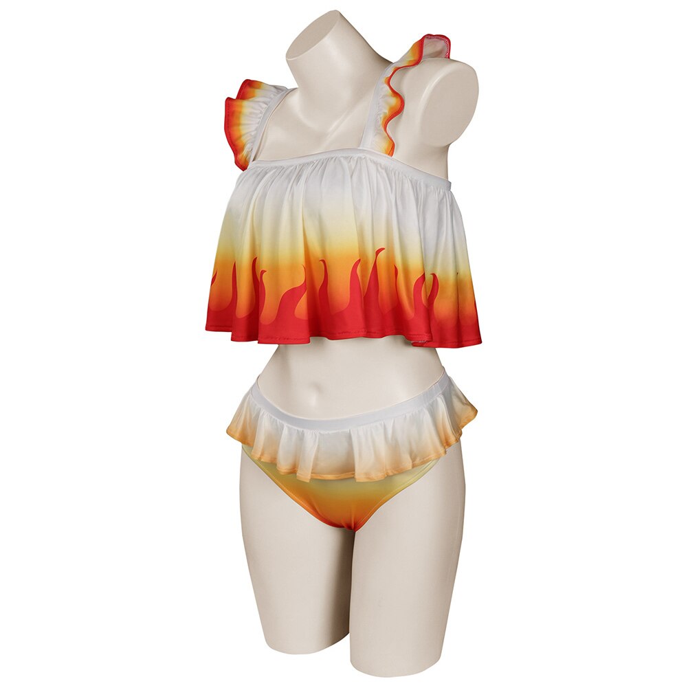 Demon Slayer: Kyojuro Rengoku Bikini Cosplay Costume