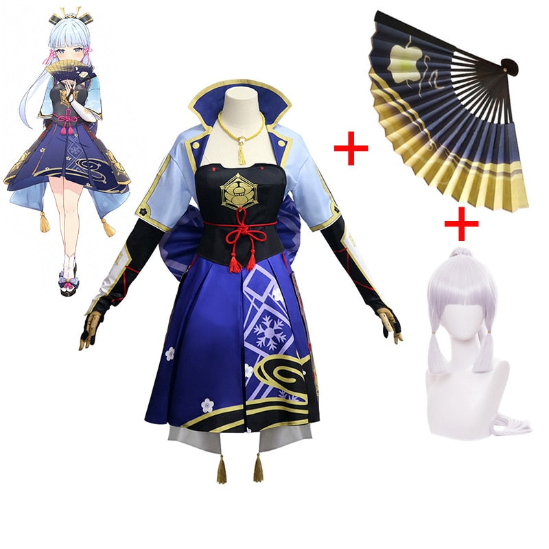 Genshin Impact: Kamisato Ayaka Cosplay Fan