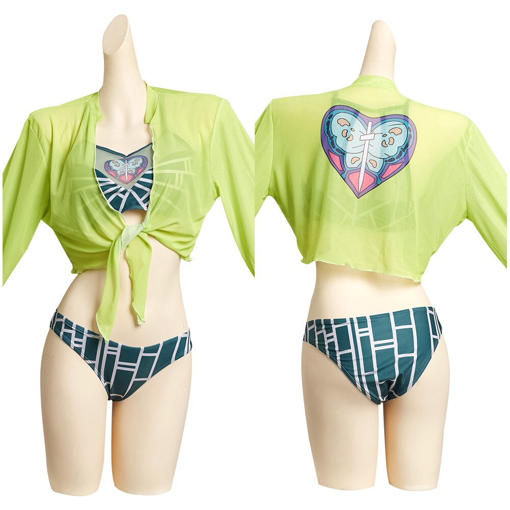 JoJo's Bizarre Adventure: Jolyne Cujoh Bikini Cosplay Costume