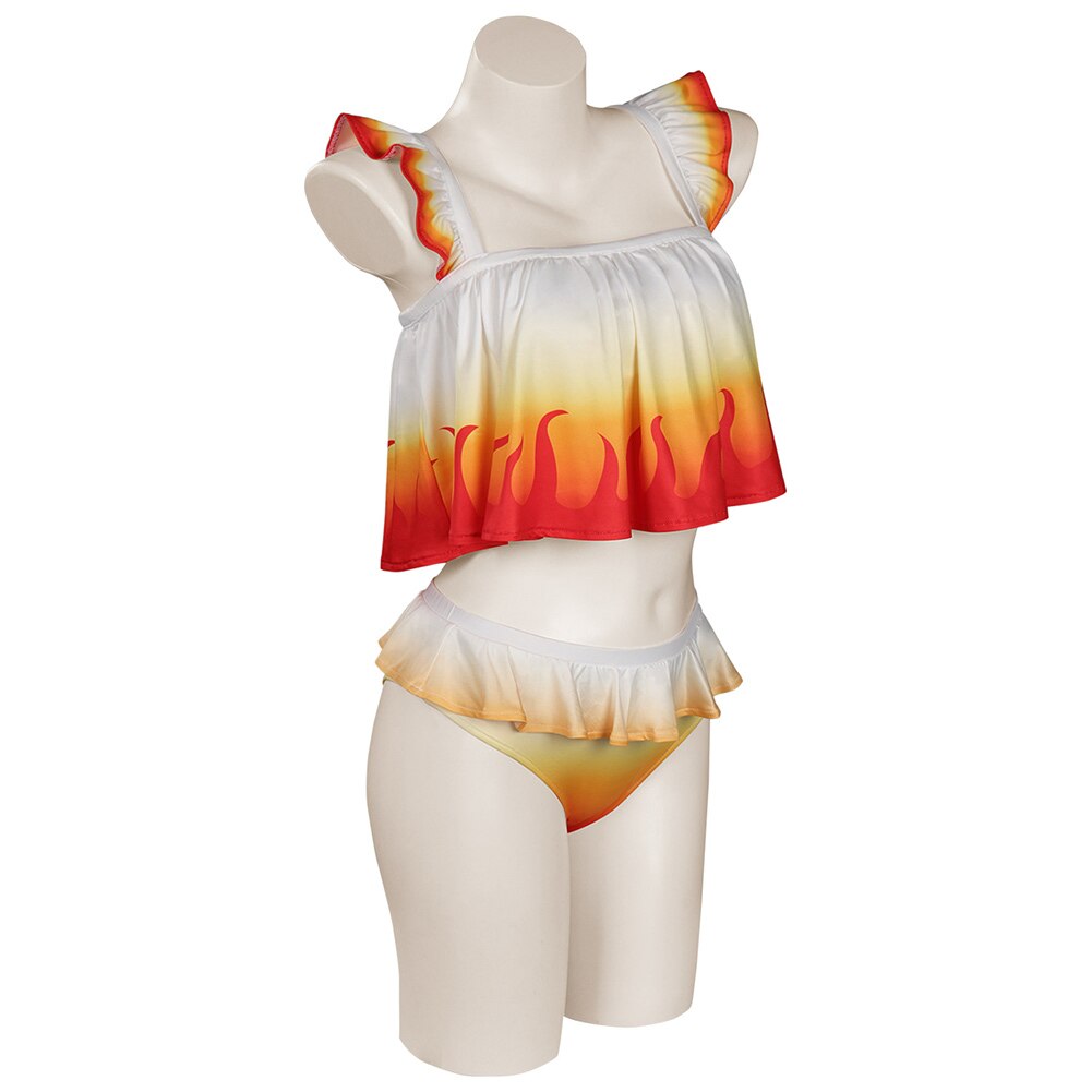 Demon Slayer: Kyojuro Rengoku Bikini Cosplay Costume