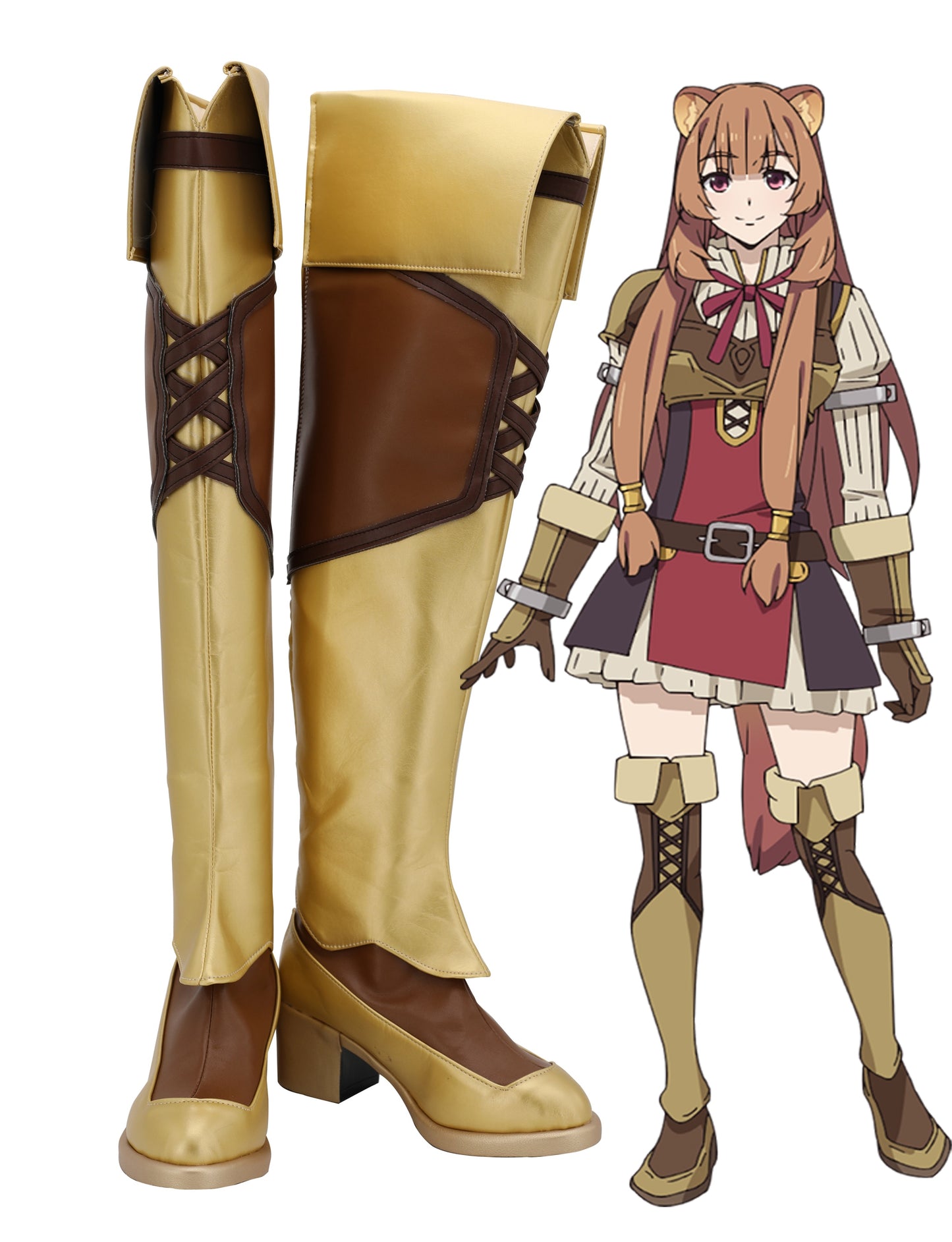 The Rising Of The Shield Hero: Raphtalia Cosplay Shoes