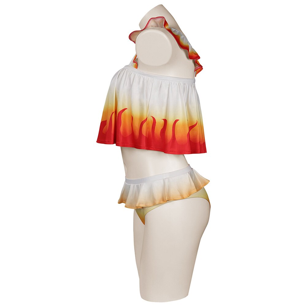 Demon Slayer: Kyojuro Rengoku Bikini Cosplay Costume