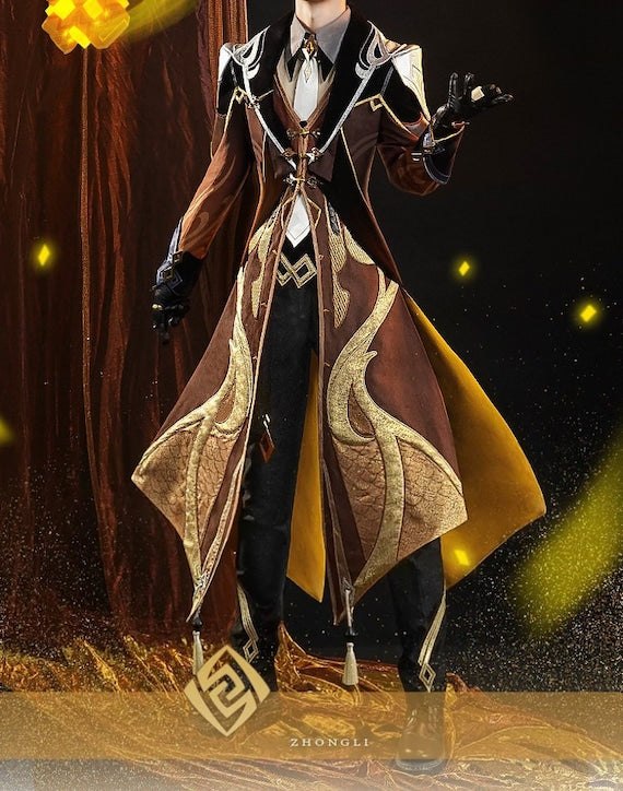Genshin Impact: Zhongli Cosplay Costume