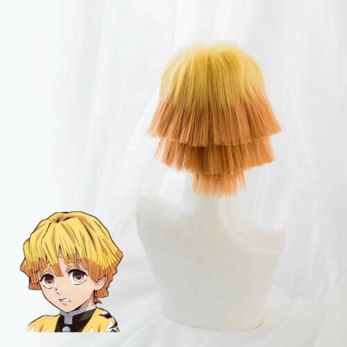 Demon Slayer: Zenitsu Agatsuma Cosplay Wig