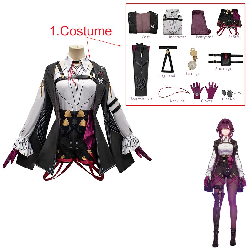 Honkai Star Rail: Kafka Cosplay Costume