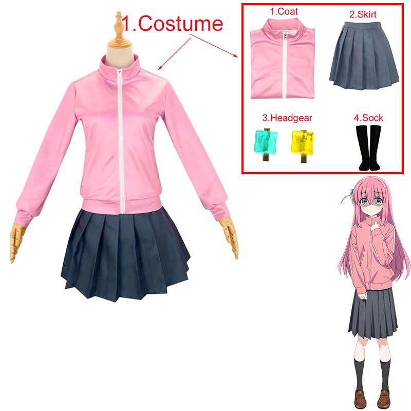 Bocchi the Rock!: Hitori Gotoh Cosplay Costume