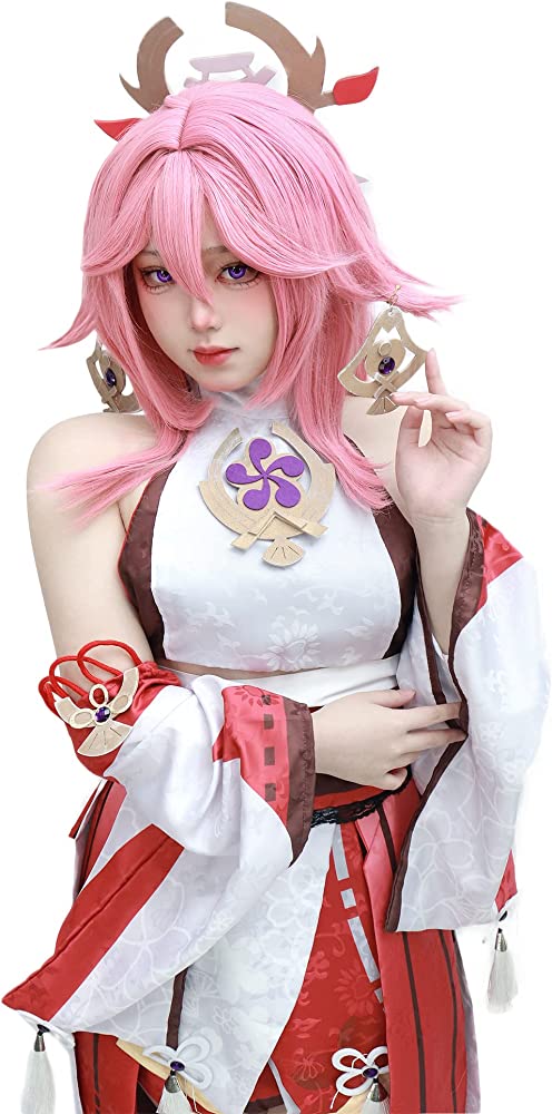 Genshin Impact: Yae Miko Cosplay Wig