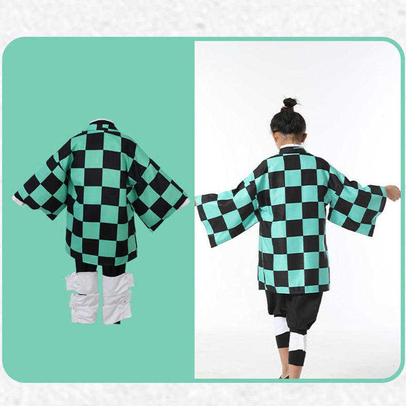 Demon Slayer: Tanjiro Kamado Child Cosplay Costume