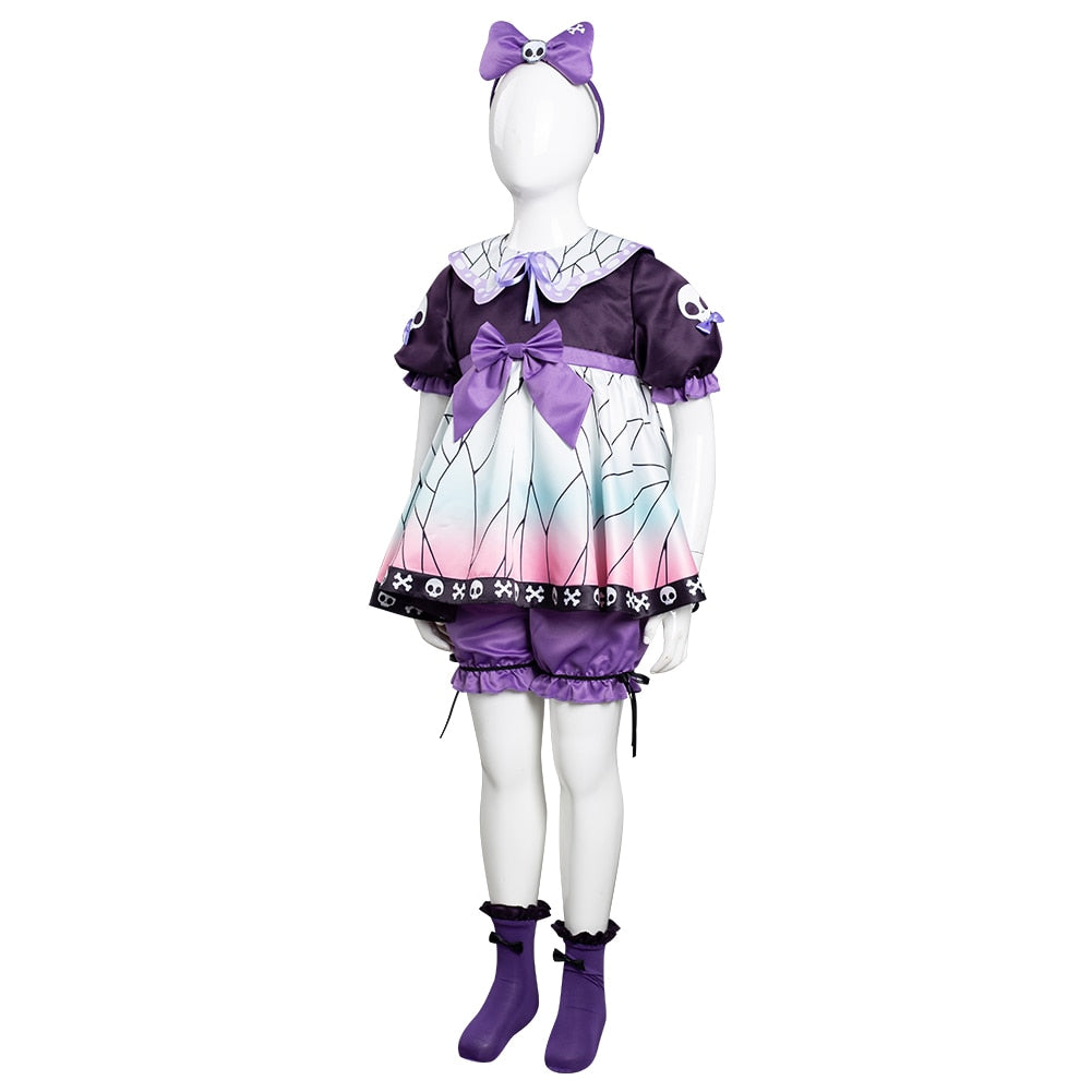 Demon Slayer: Shinobu Kocho Child Dress Cosplay Costume