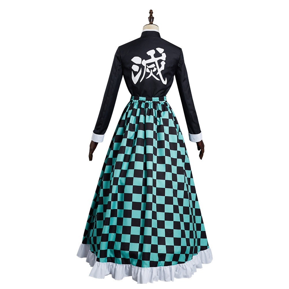 Demon Slayer: Tanjiro Kamado Maid Outfit Cosplay Costume