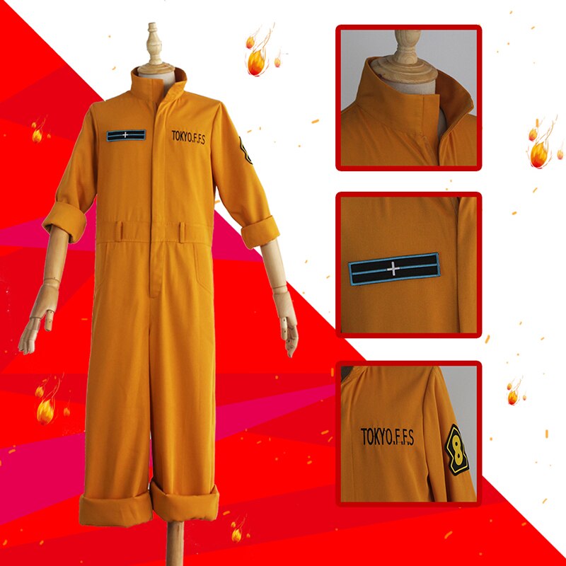 Fire Force: Team Uniform Cosplay Costume