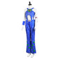 JoJo's Bizarre Adventure: Jolyne Cujoh Blue Cosplay Costume