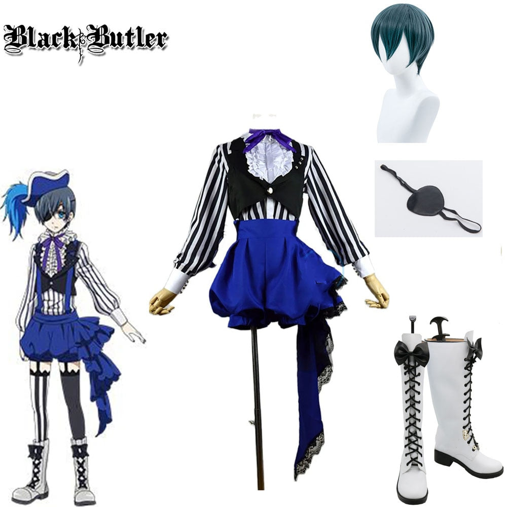 Black Butler: Ciel Phantomhive Circus Cosplay Costume