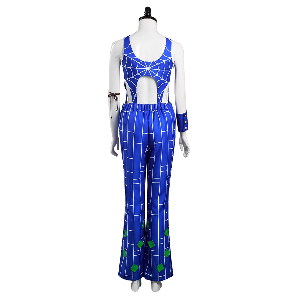 JoJo's Bizarre Adventure: Jolyne Cujoh Blue Cosplay Costume