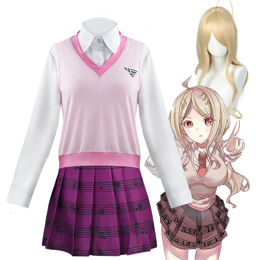 Danganronpa Kaede Akamatsu Cosplay Costume Anime Cosplay Australia danganronpa-kaede-akamatsu-cosplay-costume-anime-cosplay-australia