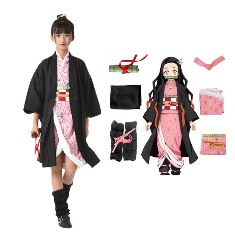 Demon Slayer: Nezuko Kamado Child Cosplay Costumes
