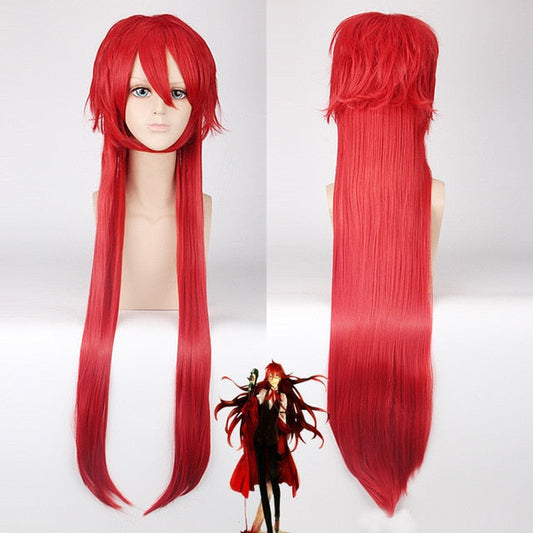Image of a Grelle Sutcliff Cosplay wig from the anime Black Butler