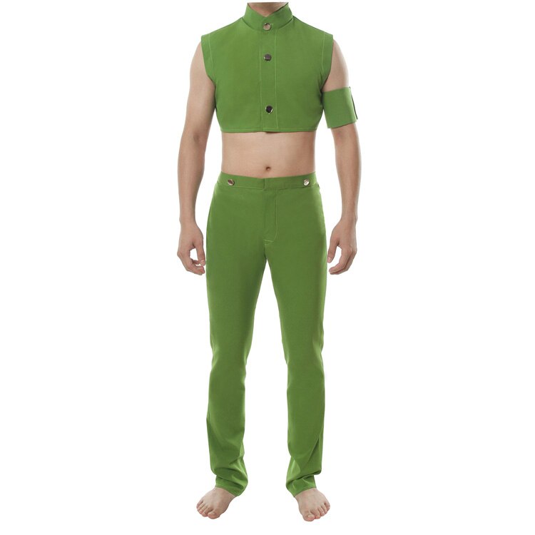 The Seven Deadly Sins: Meliodas Green Cosplay Costume