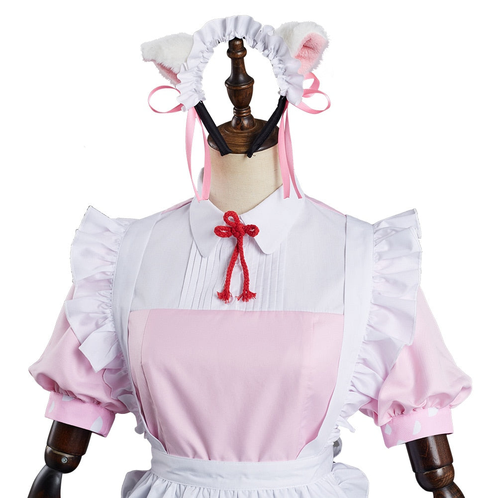 Demon Slayer: Kanao Tsuyuri Maid Cosplay Costume