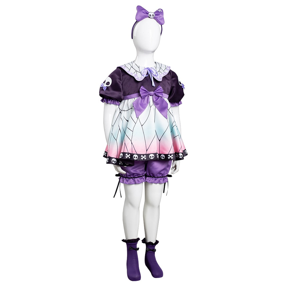 Demon Slayer: Shinobu Kocho Child Dress Cosplay Costume