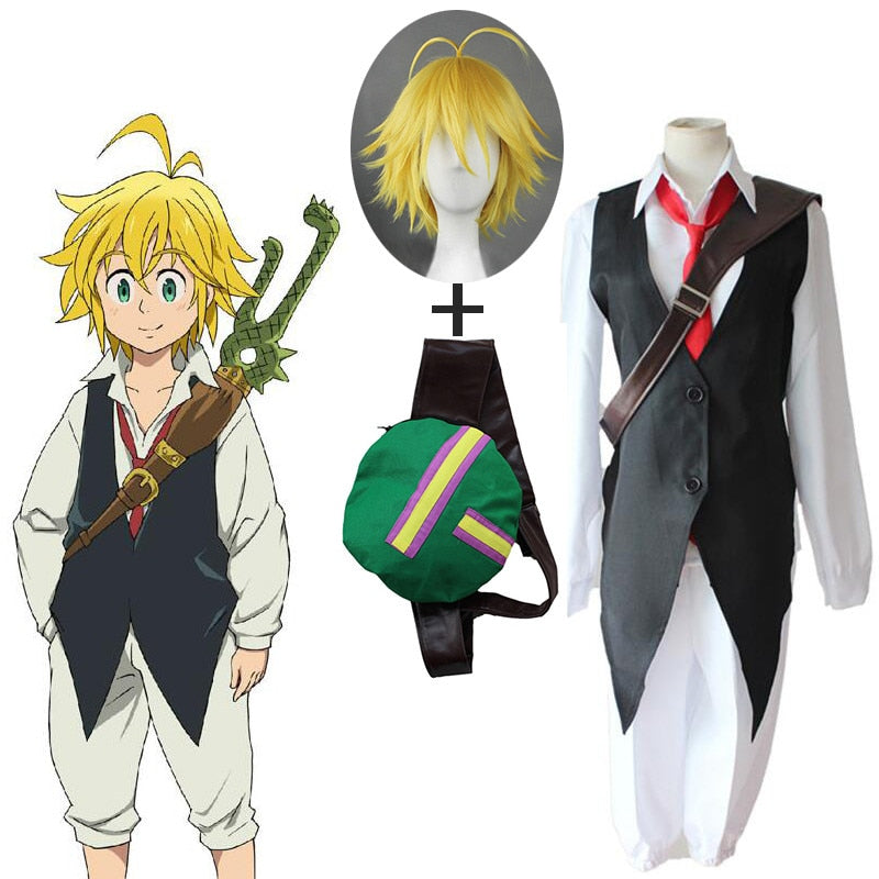 The Seven Deadly Sins: Meliodas Suit Cosplay Costume