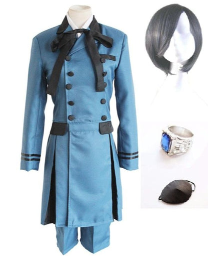 Black Butler: Ciel Phantomhive Blue Cosplay Costume