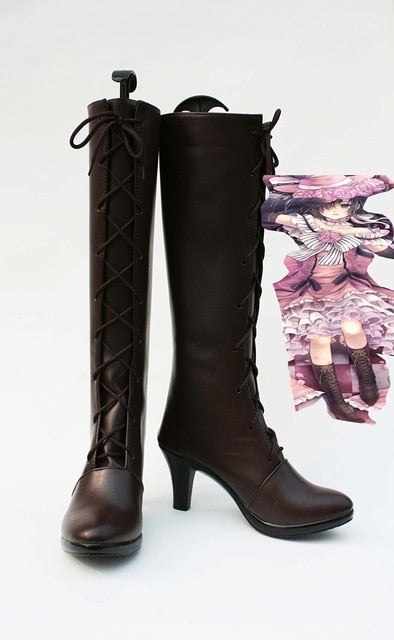 Image of Ciel Phantomhive shoes Cosplay Costume from the anime Black Butler