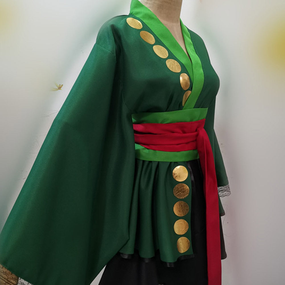 One Piece: Roronoa Zoro Female Dress Cosplay Costume