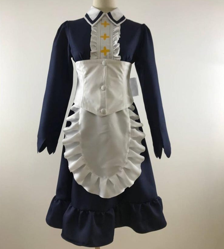 The Seven Deadly Sins: Elizabeth Liones Maid Cosplay Costume