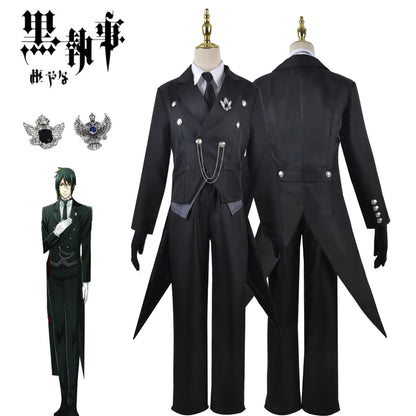 Image of a Sebastian Michaelis Cosplay Costume from the anime Black Butler
