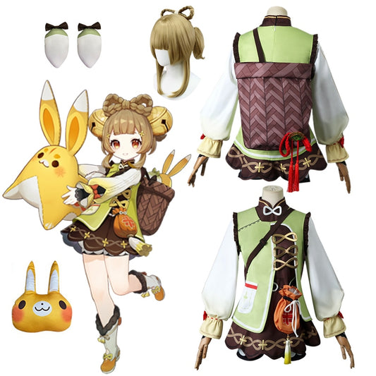 Genshin Impact: Yaoyao Cosplay Costume