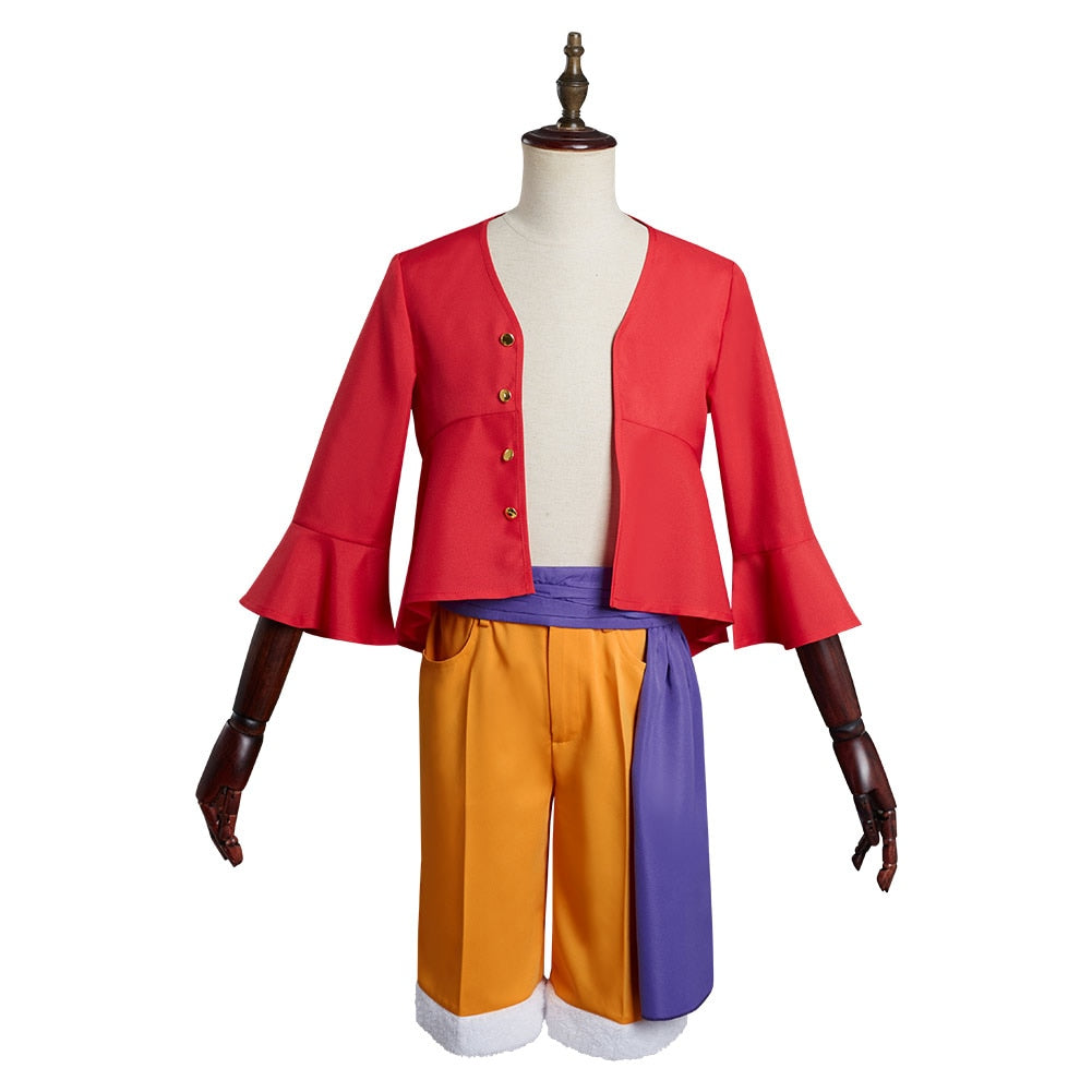 One Piece: Luffy Kimono Cosplay Costume