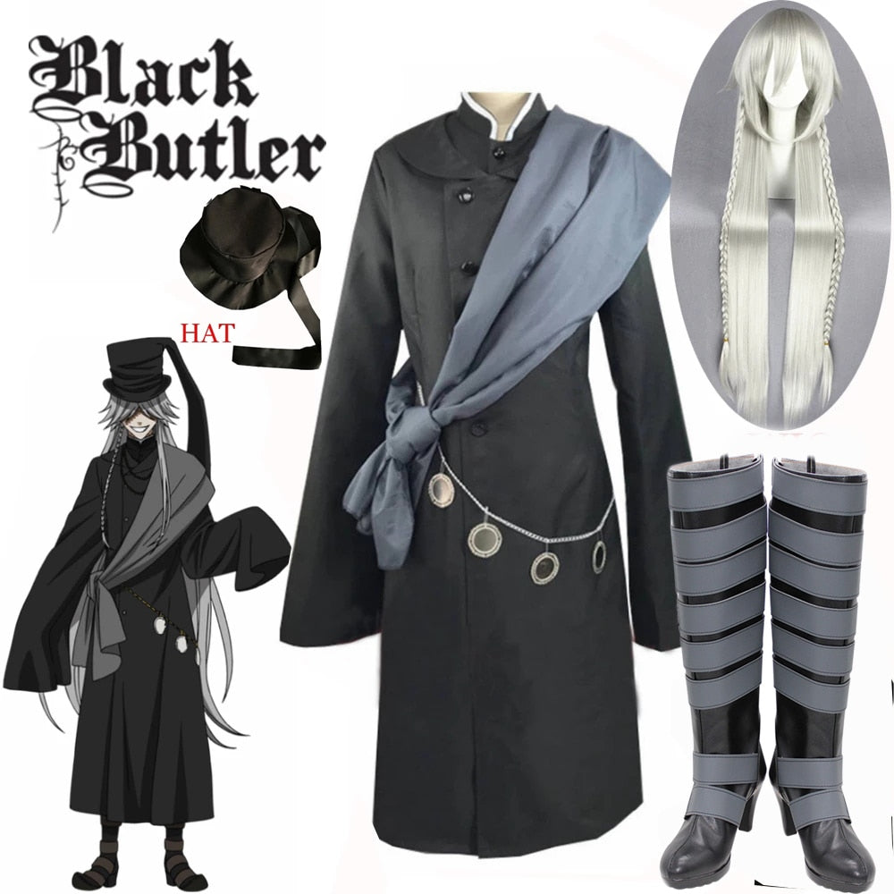 Black Butler: Undertaker Cosplay Wig