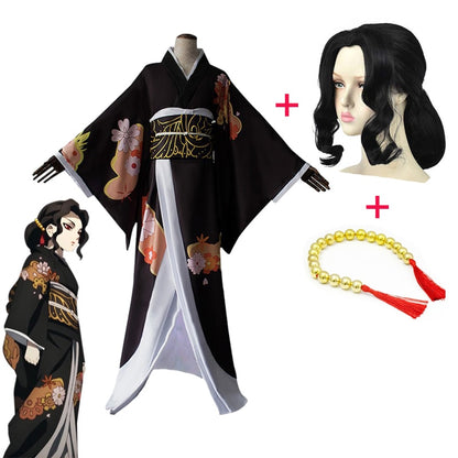 Demon Slayer: Muzan Kibutsuji Kimono Cosplay Costume